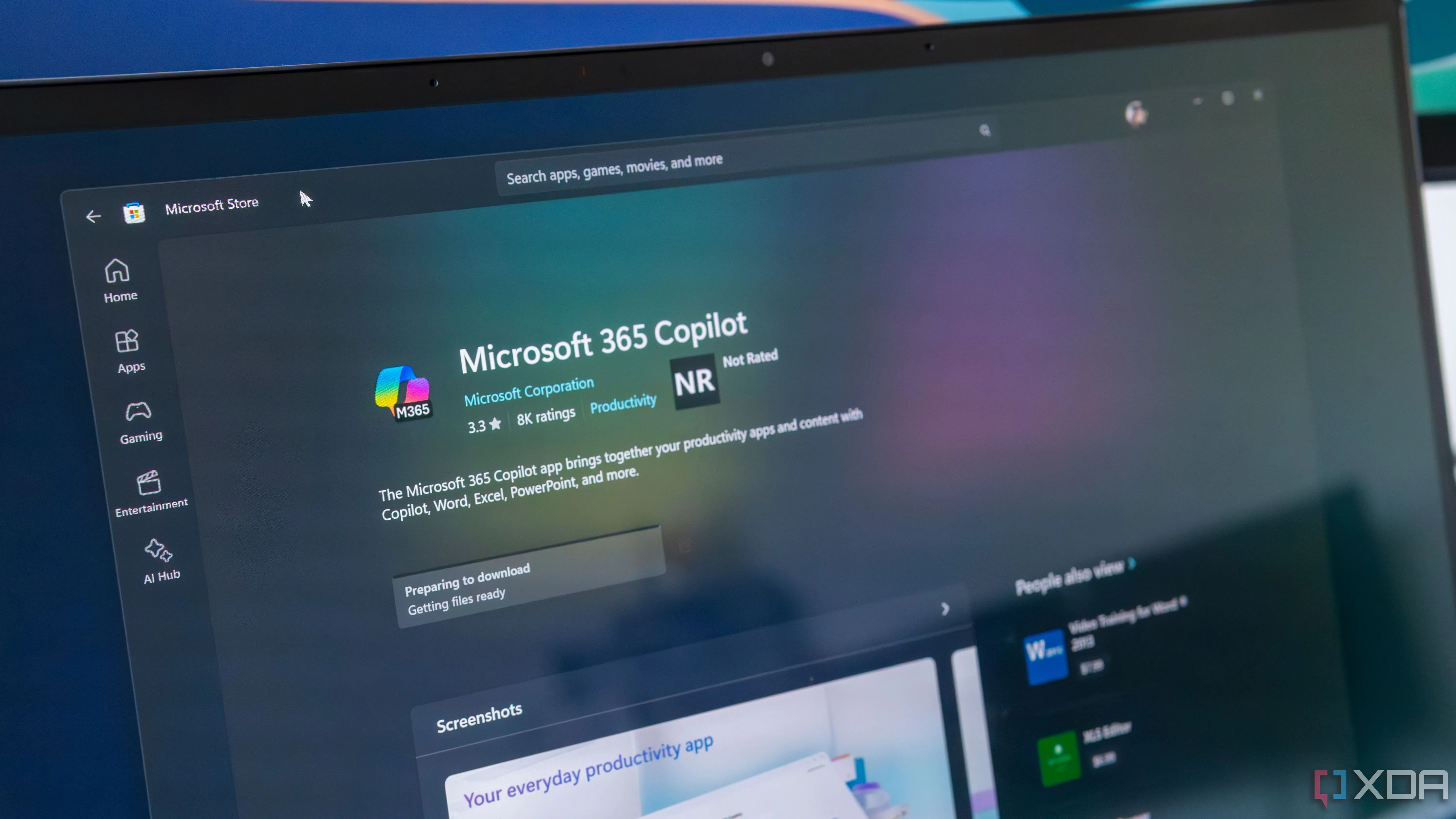Ảnh chụp màn hình giao diện Microsoft 365 Copilot