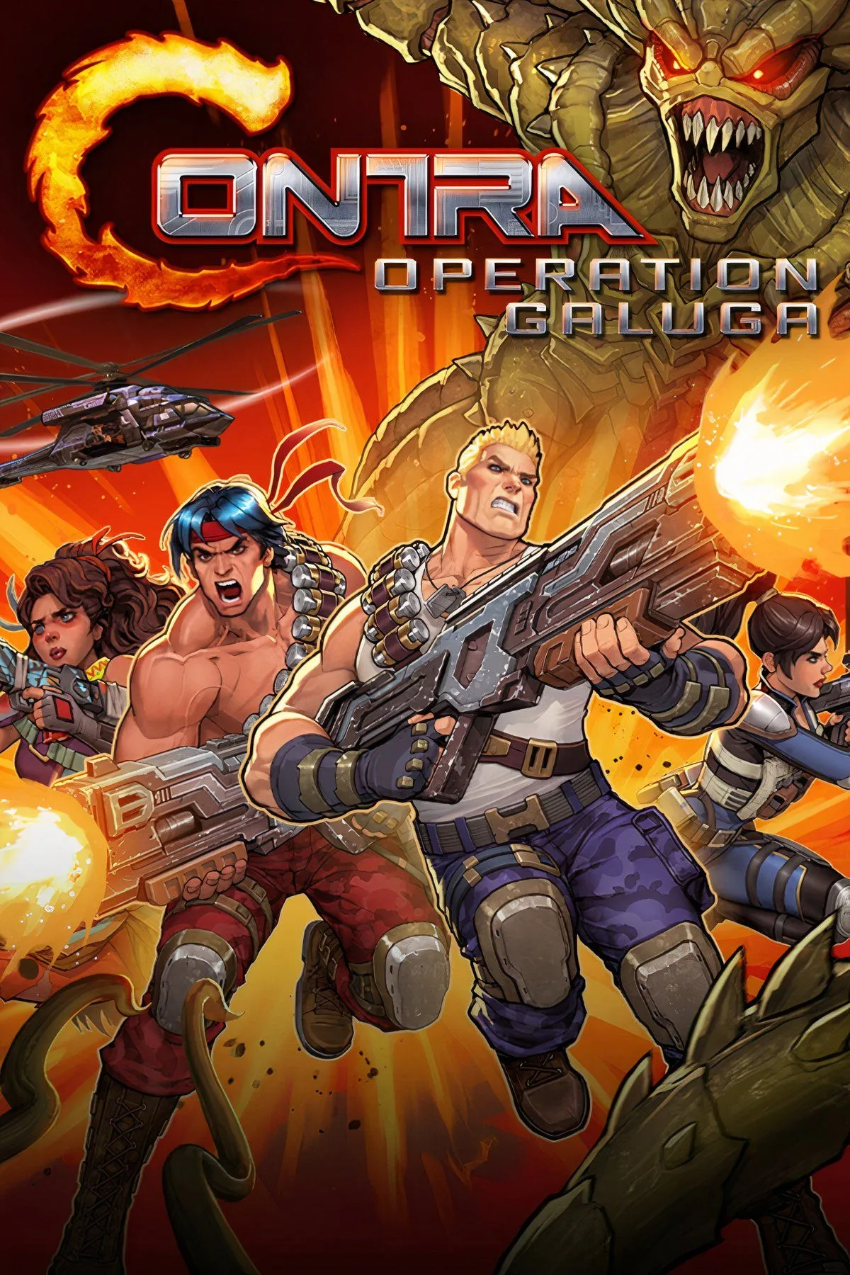 Ảnh minh họa game Contra: Operation Galuga, phiên bản hiện đại của dòng game hành động Contra