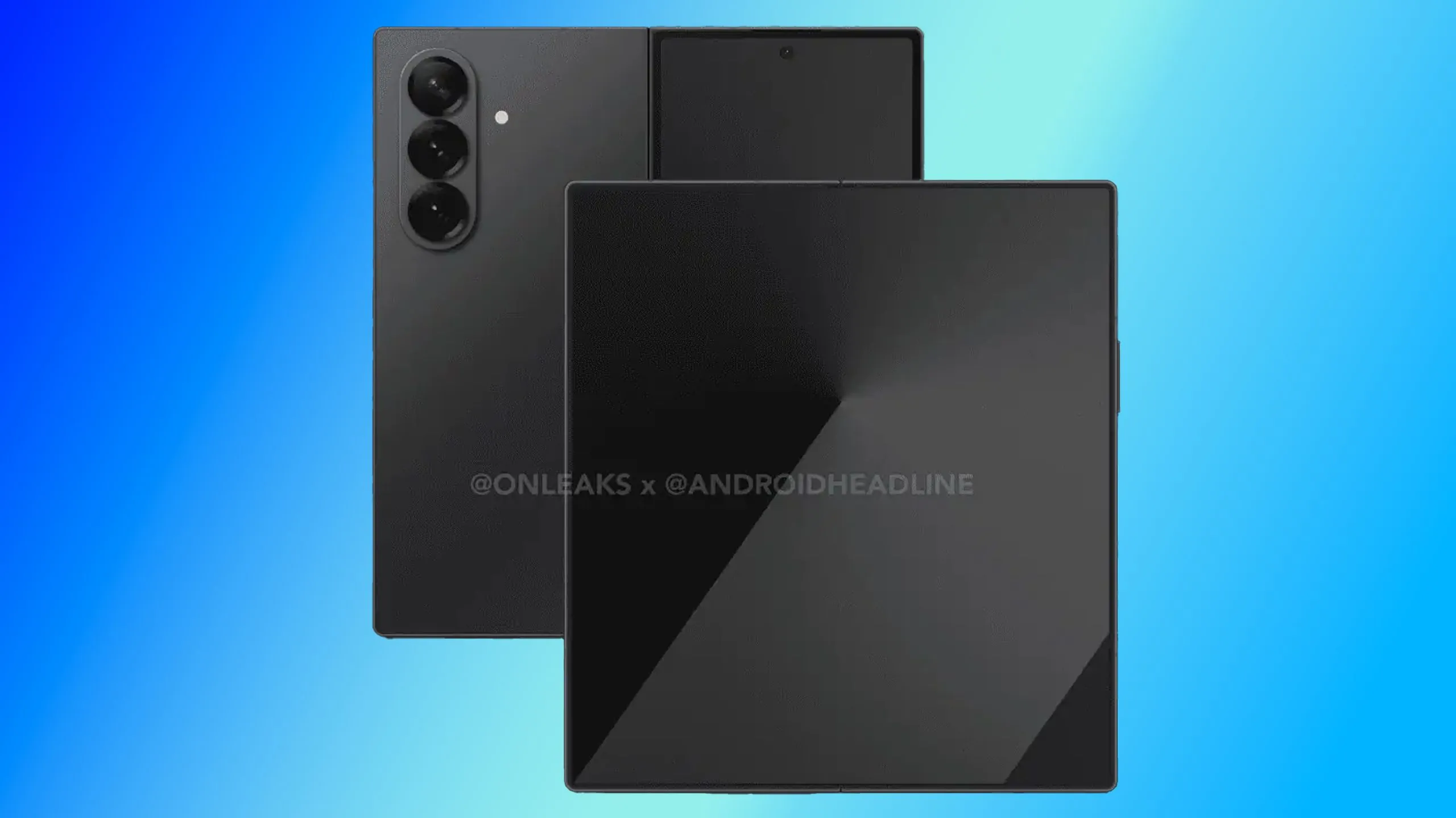 Ảnh render rò rỉ hé lộ thiết kế của Samsung Galaxy Z Fold 7.