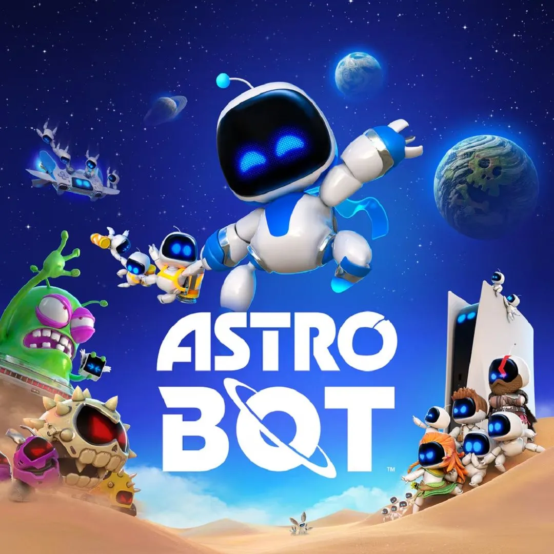 Ảnh sản phẩm game Astro Bot, giới thiệu robot Astro và thế giới game