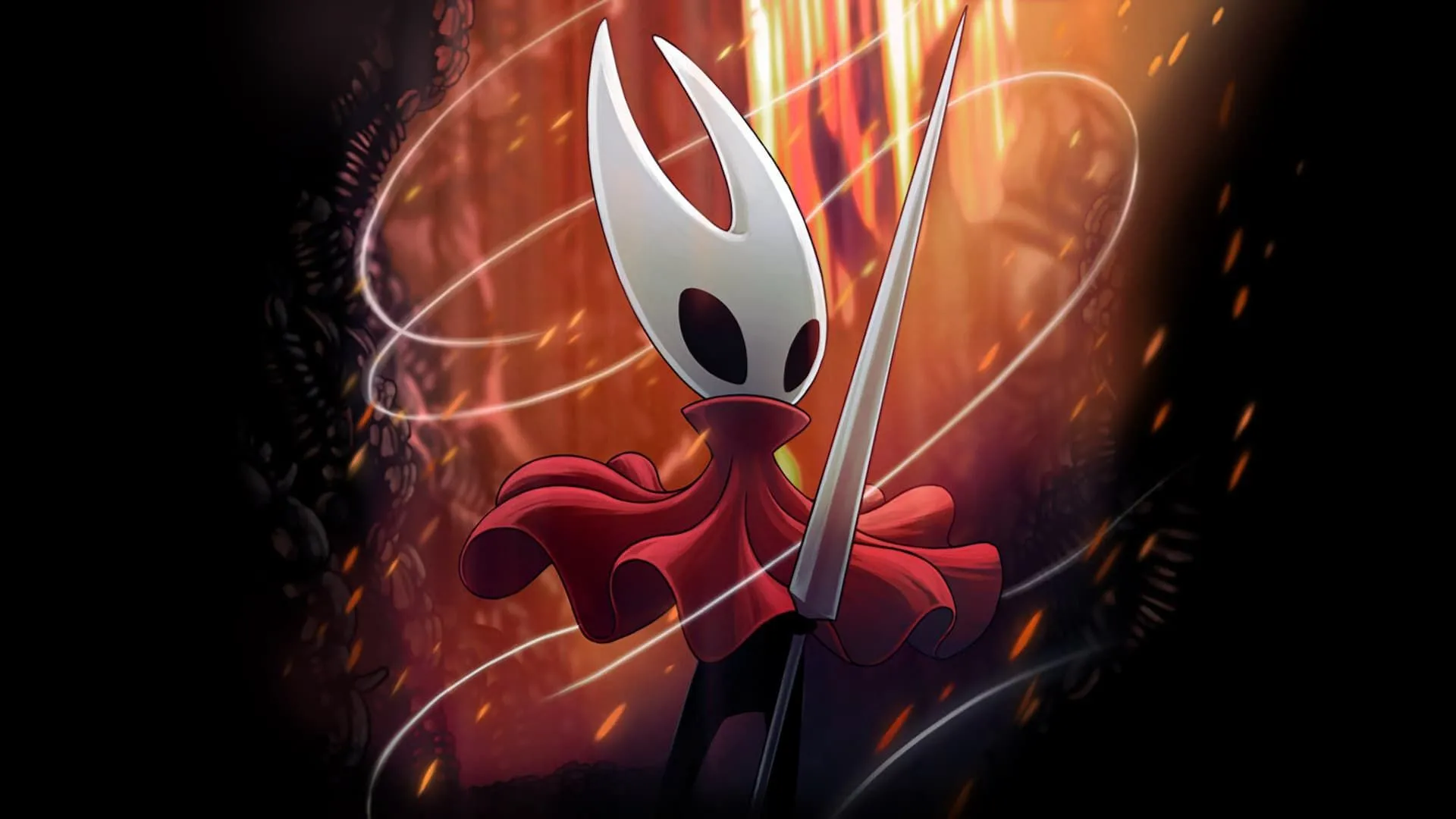 Biểu tượng game Hollow Knight Silksong, game được xác nhận phát hành cuối năm 2024 cùng ROG Xbox Ally
