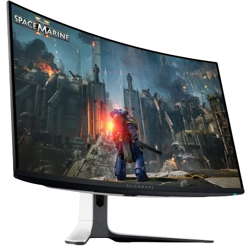 Hình ảnh render màn hình gaming QD-OLED 4K Alienware AW3225QF