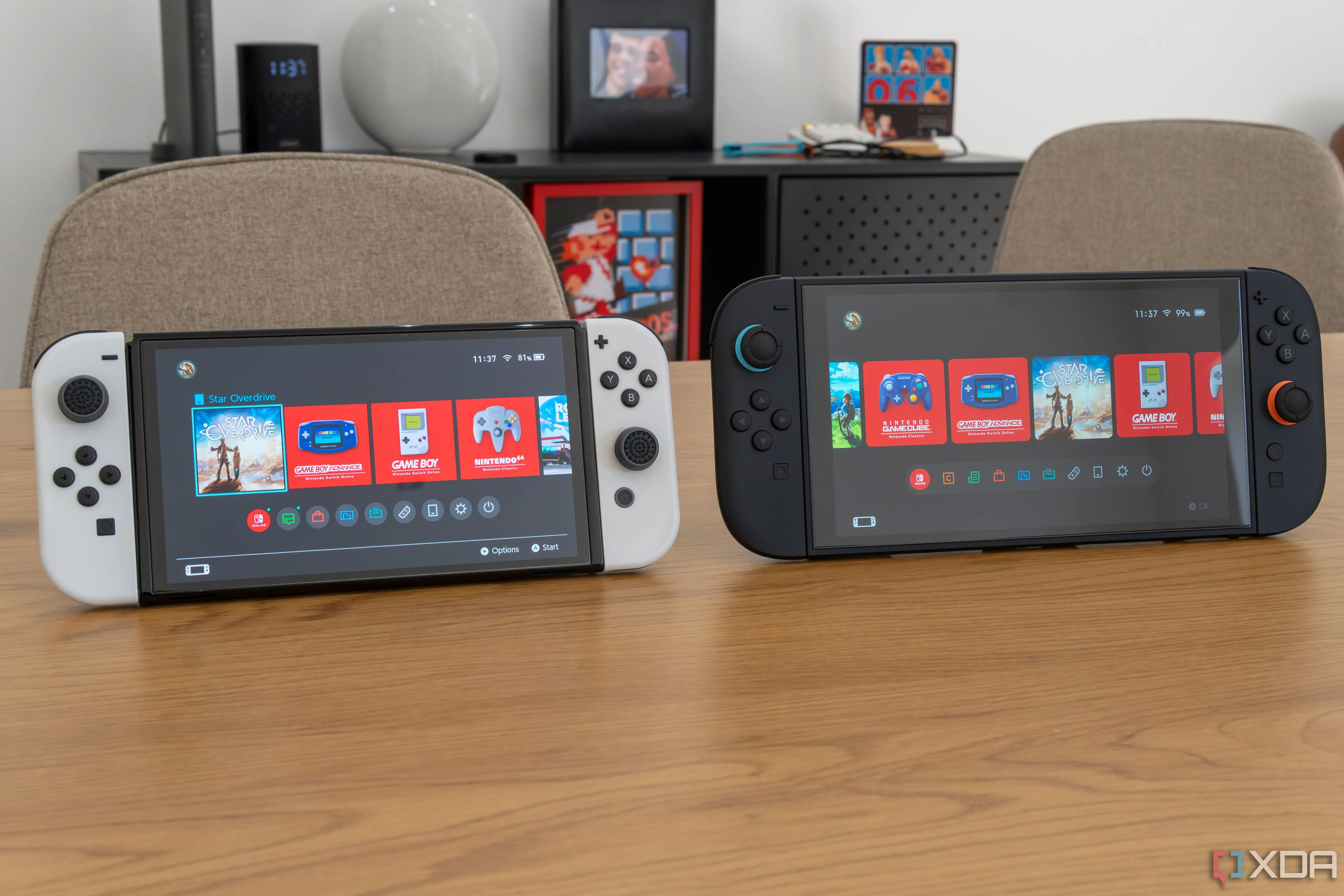 So sánh kích thước giữa Nintendo Switch OLED và Nintendo Switch 2 mới