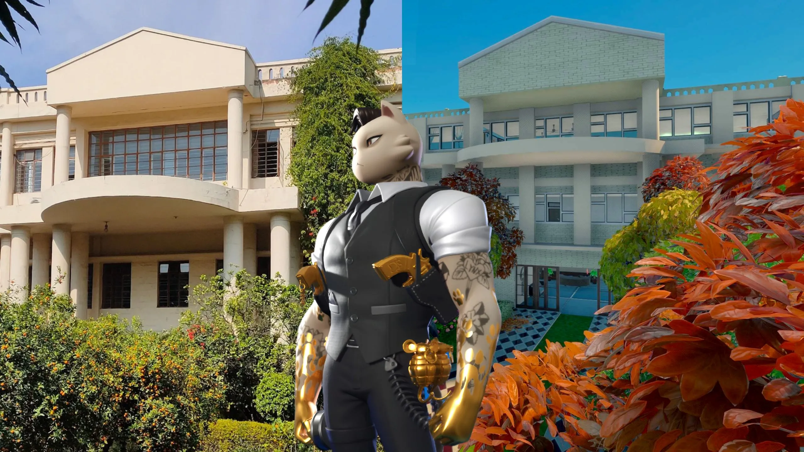 Tái hiện trường trung học trong game Fortnite bằng Unreal Editor
