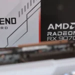 Thẻ đồ họa ASRock Radeon RX 9070 XT Steel Legend trong hộp - card màn hình AMD cho HTPC gaming