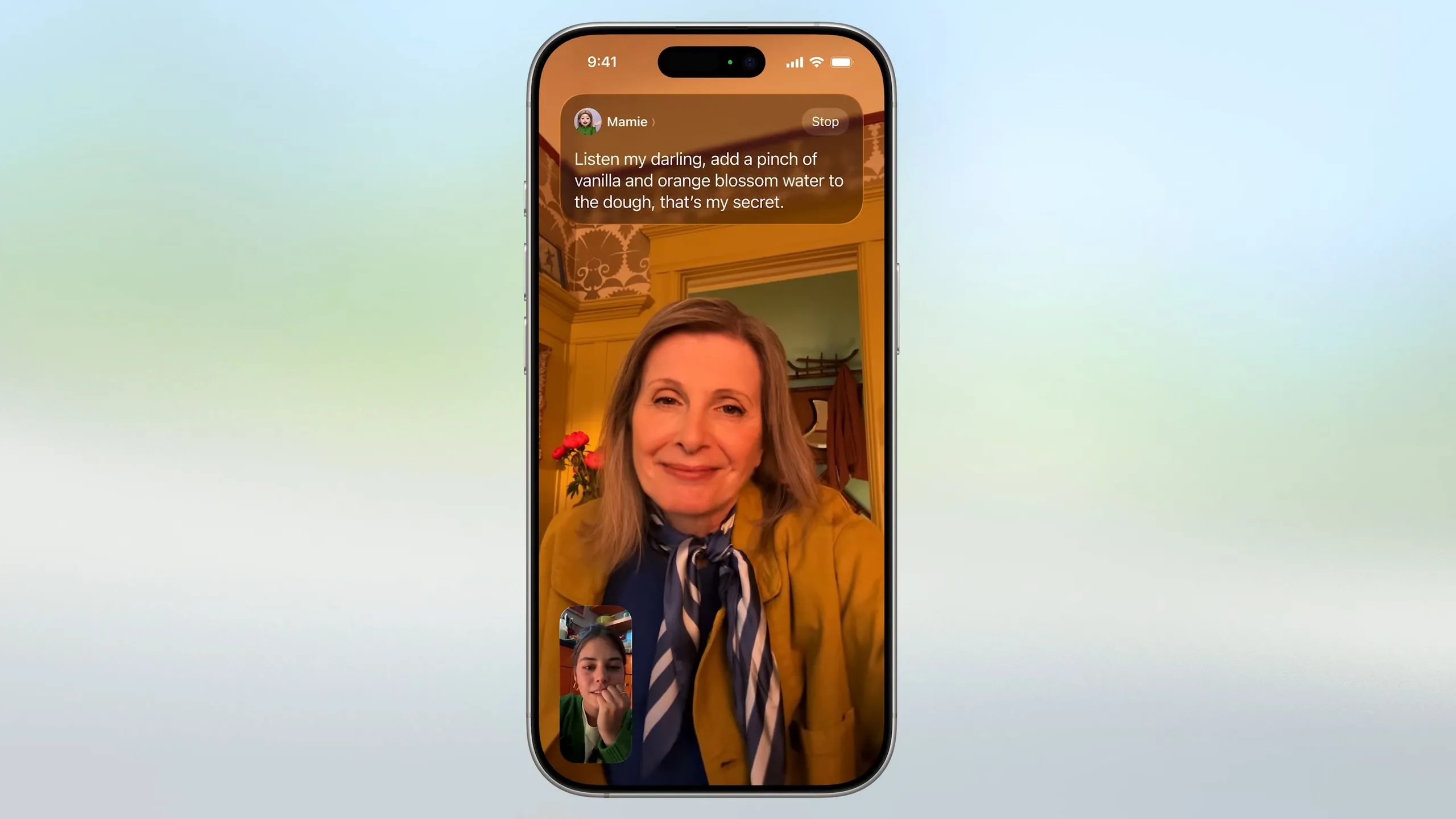 Tính năng Dịch trực tiếp hiển thị phụ đề cuộc gọi FaceTime trên iOS 26.