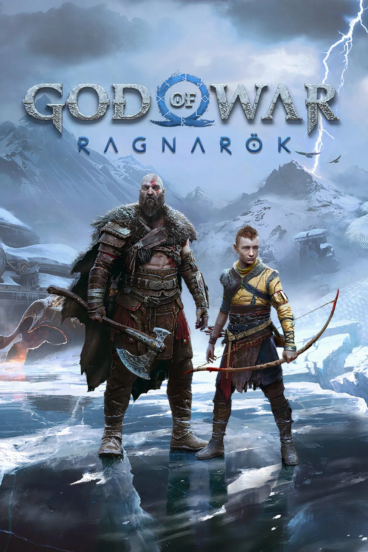 Tyr và Kratos trong một cảnh của God of War Ragnarok