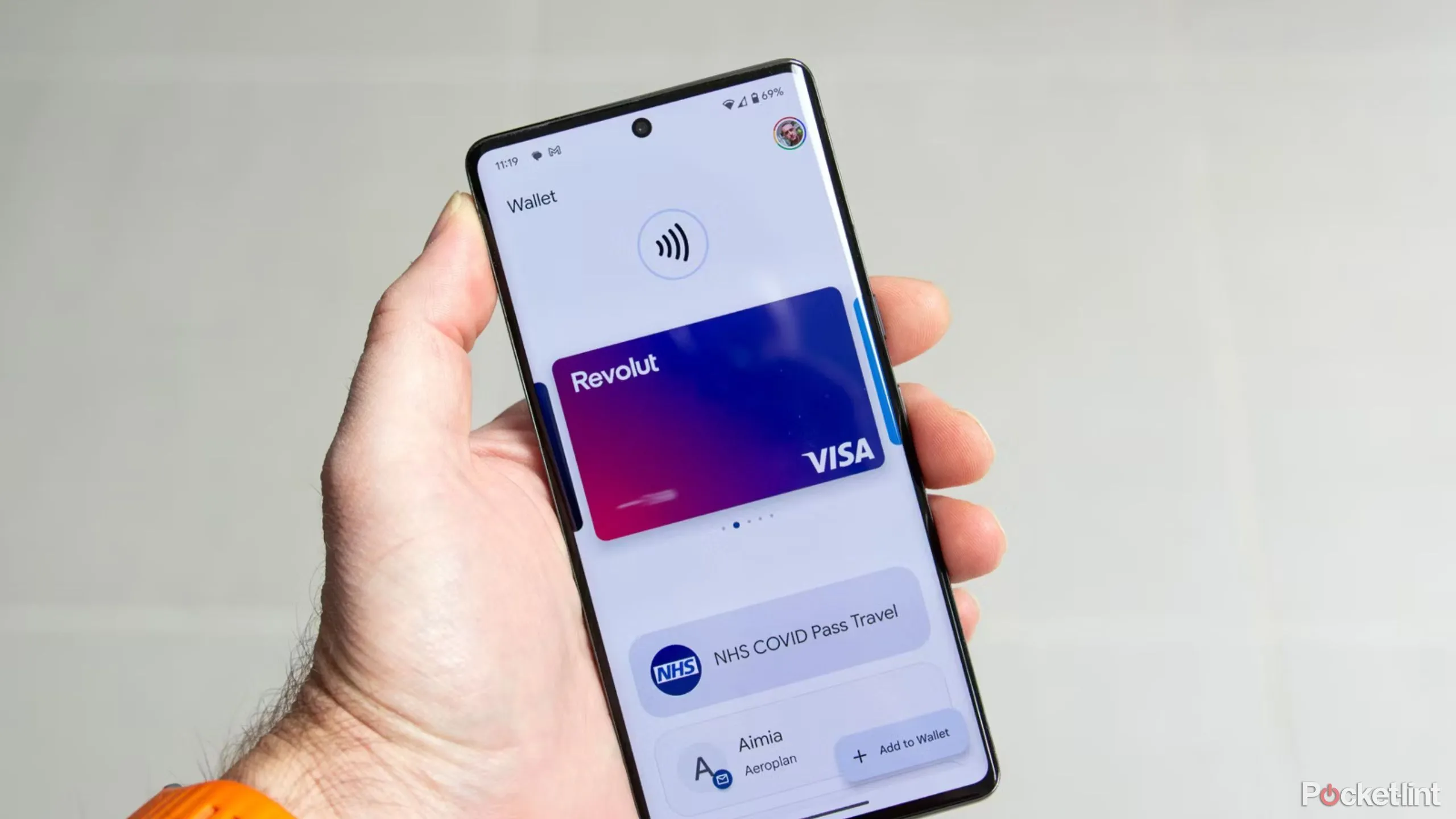 Ứng dụng Google Wallet trên Android, nơi tính năng ID kỹ thuật số đã xuất hiện