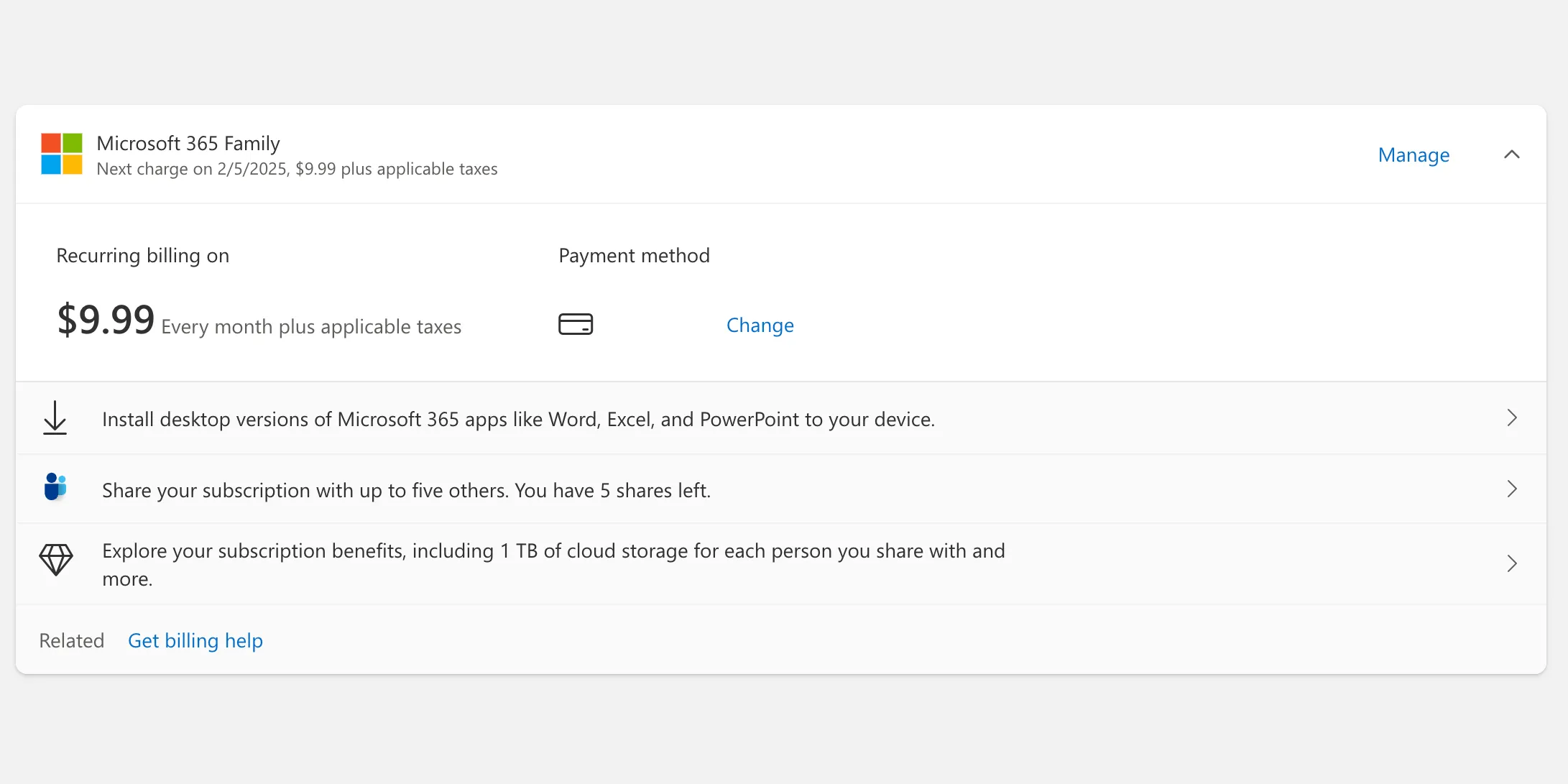 Trang chủ đăng ký Microsoft 365 với các gói cước