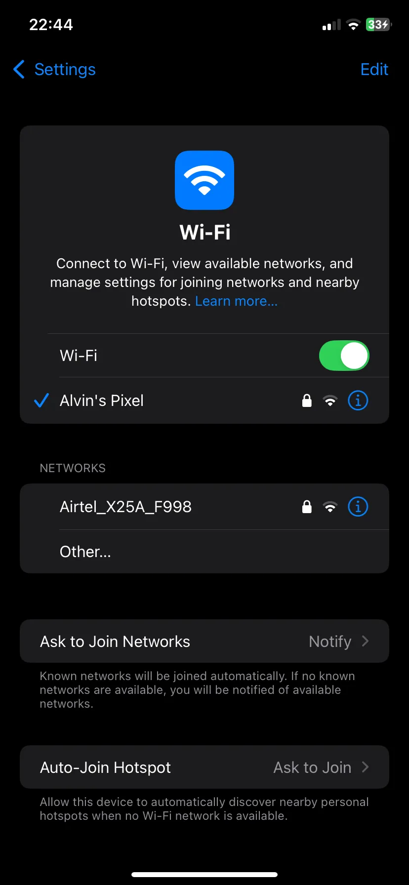 Bật chế độ dữ liệu thấp cho Wi-Fi trên iOS