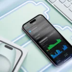 Biểu tượng pin trên màn hình iPhone minh họa việc quản lý pin và hiệu suất sau cập nhật.