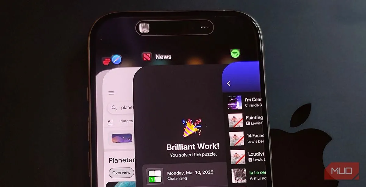 Bộ chuyển đổi ứng dụng trên iPhone 16 Pro