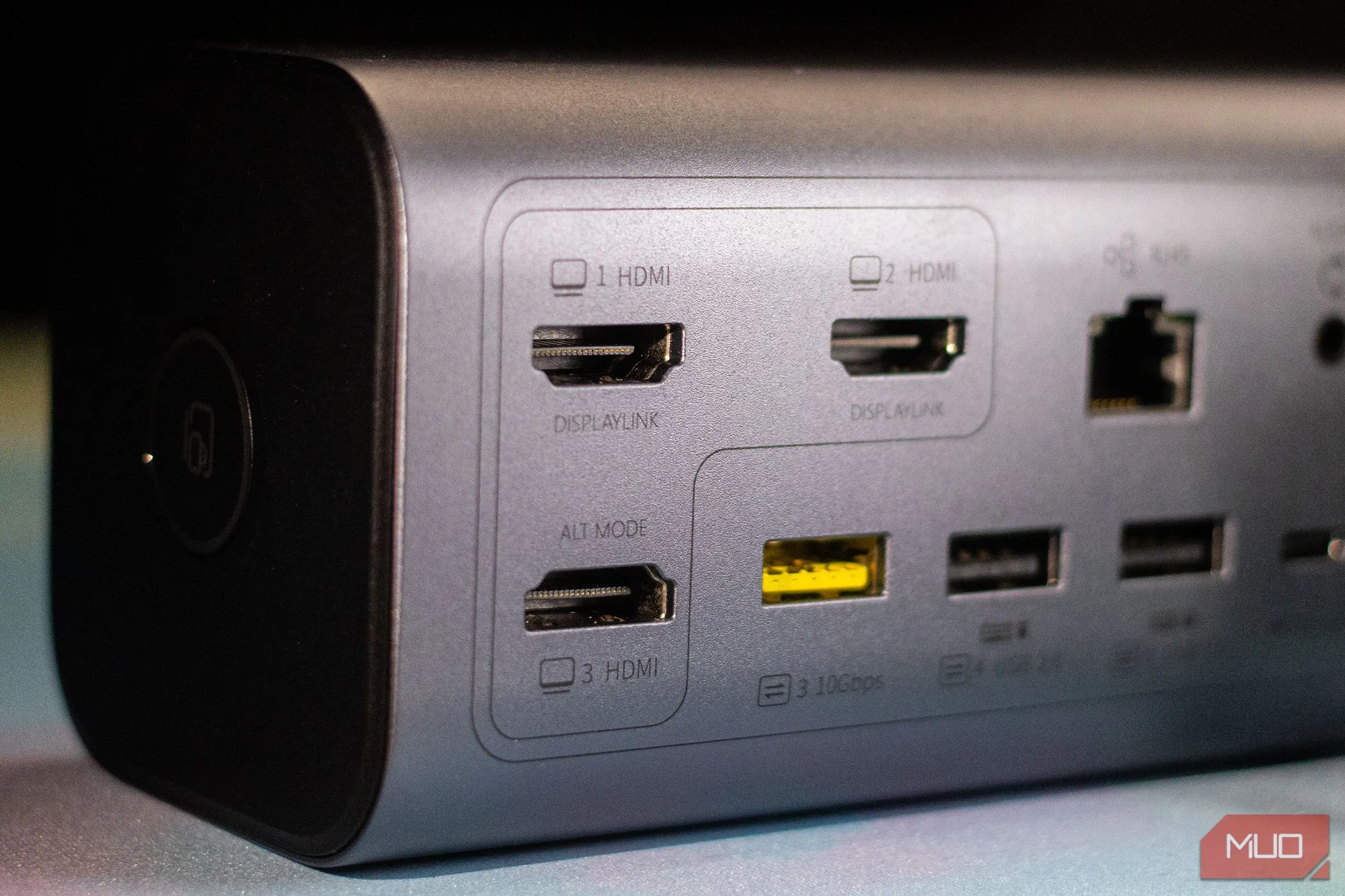Các cổng kết nối HDMI của Baseus Spacemate 11-in-1 Docking Station