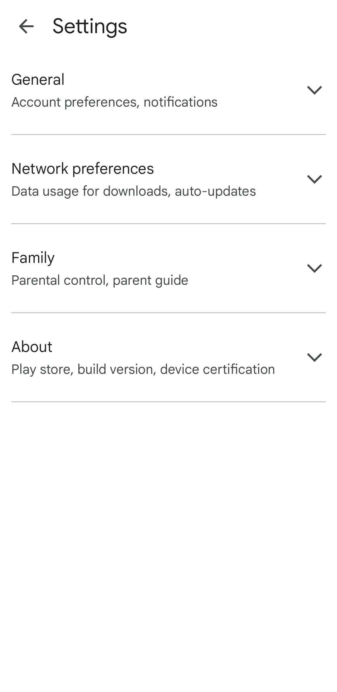 Cài đặt Google Play Store trên Android để thiết lập Thư viện Gia đình