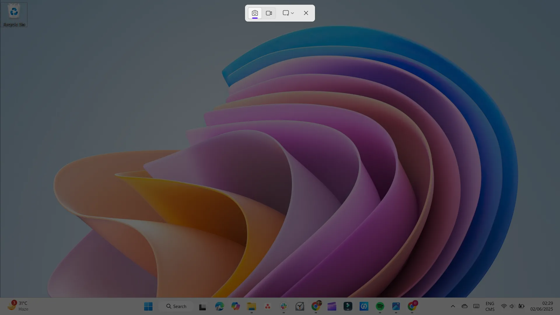 Chụp một phần màn hình với công cụ Snipping Tool