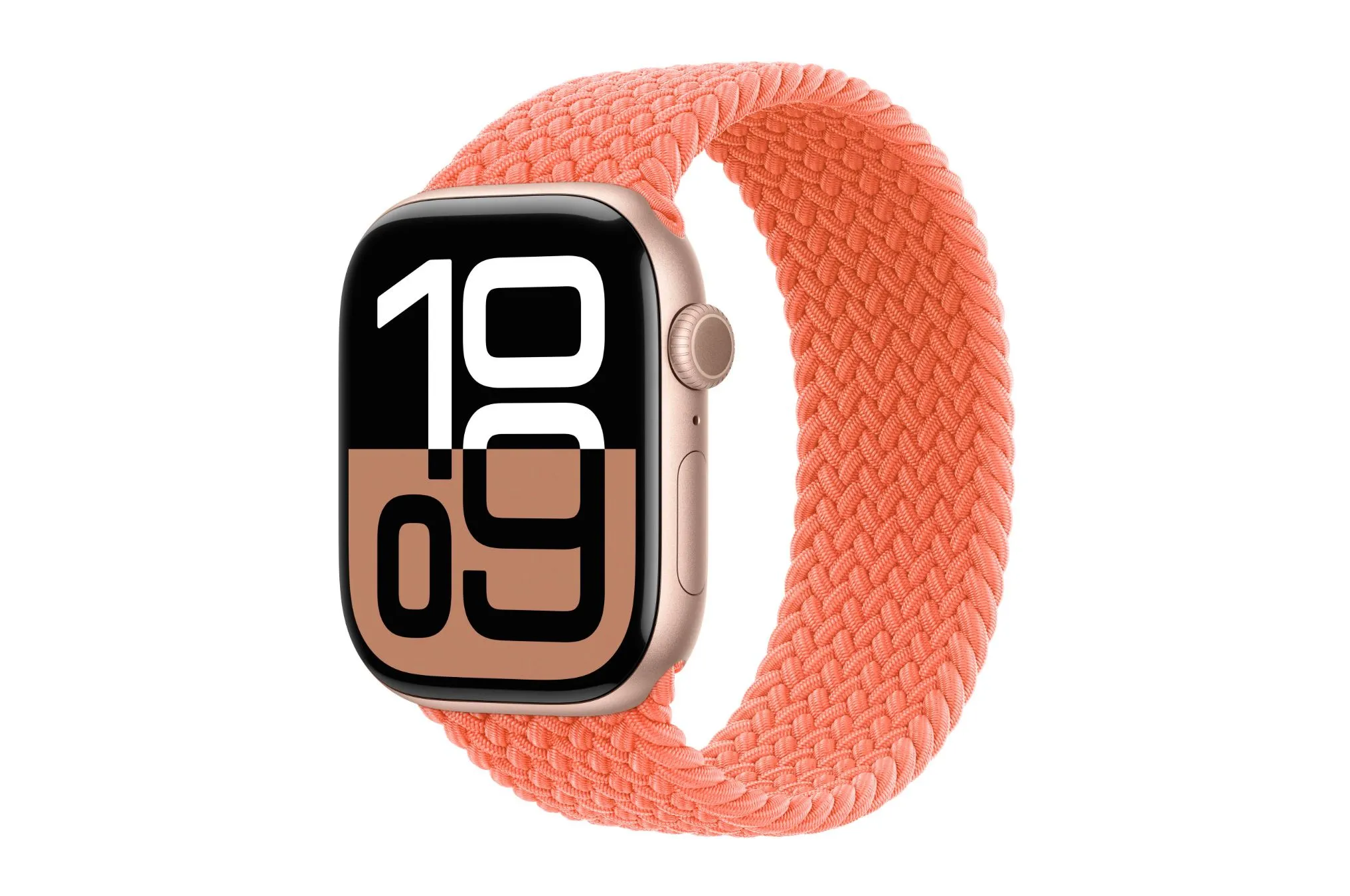 Dây đeo Apple Watch Braided Solo Loop màu Cam Quýt (Tangerine) mới của Apple