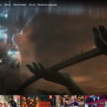 Giao diện trang chủ Netflix hiển thị các bộ phim và chương trình phổ biến