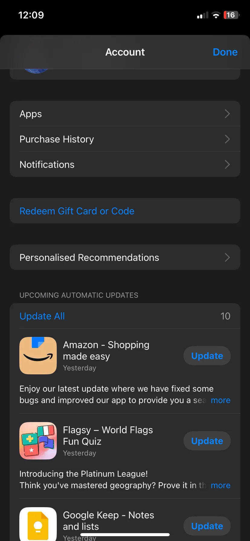 Kiểm tra cập nhật ứng dụng App Store trên iOS