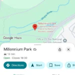 Màn hình ứng dụng Google Maps với giao diện tìm kiếm ngoại tuyến, minh họa hạn chế khi không có kết nối mạng.