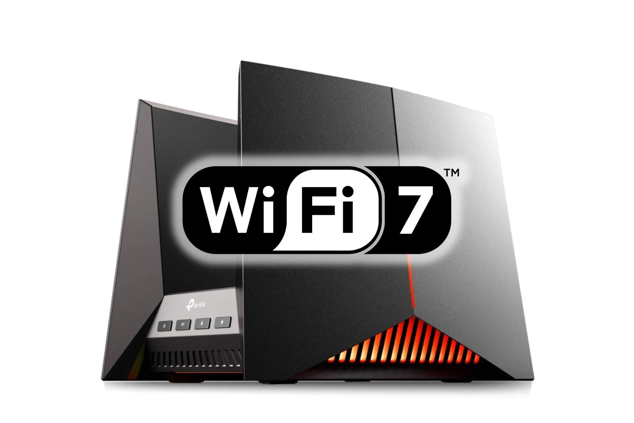 Router TP-Link với logo Wi-Fi 7