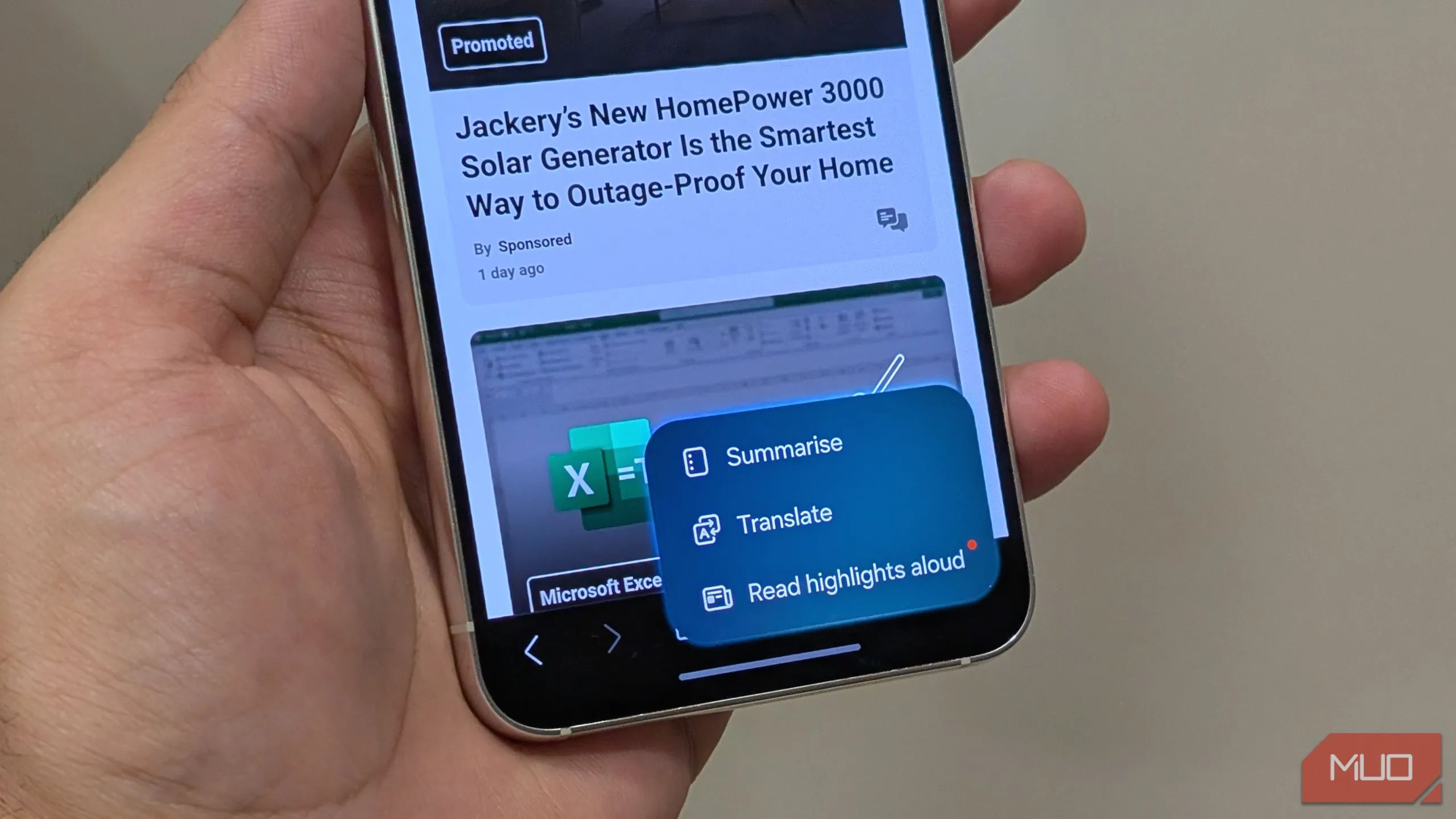 Tính năng Hỗ trợ duyệt web Browsing Assist trong trình duyệt Samsung Internet