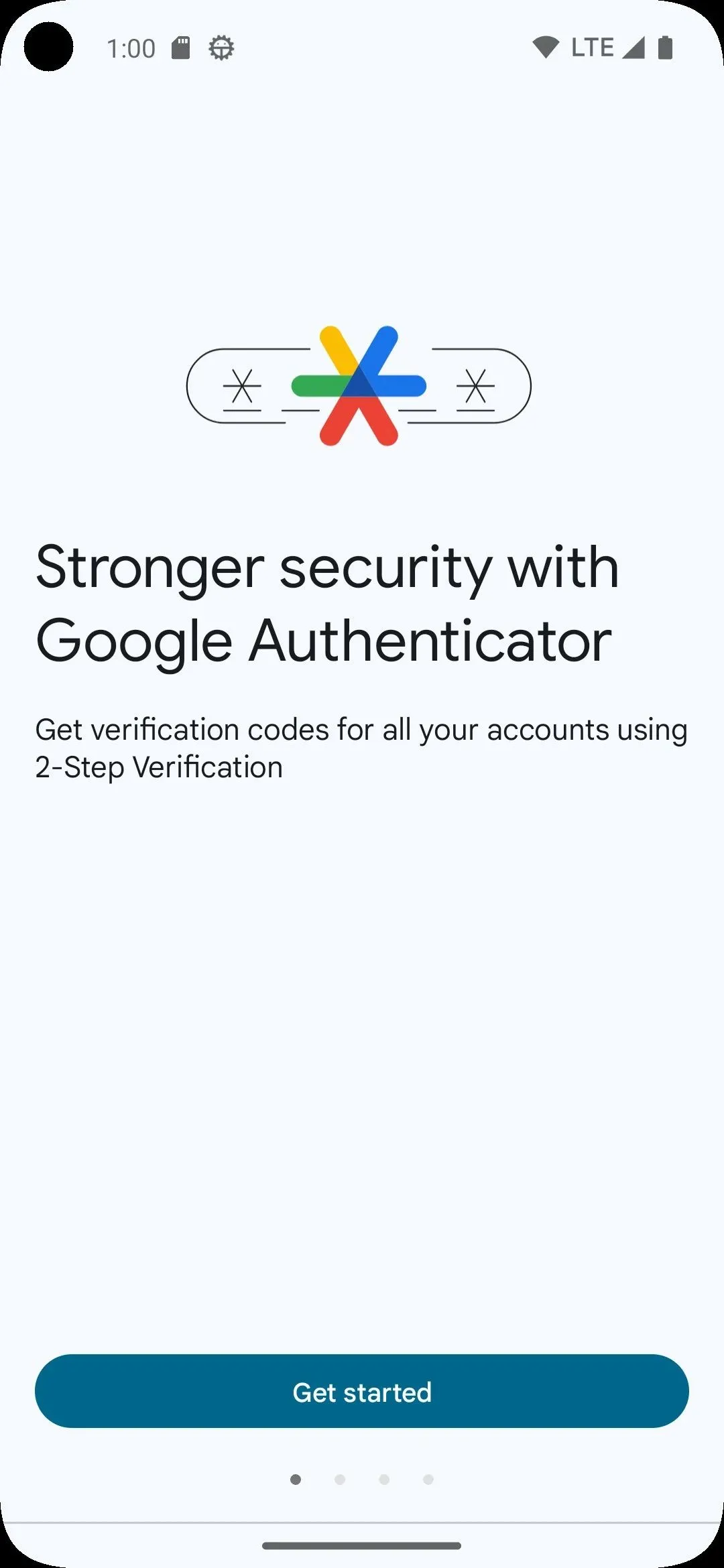 Trang thiết lập ứng dụng Google Authenticator, minh họa cách thiết lập xác thực đa yếu tố không dùng SMS