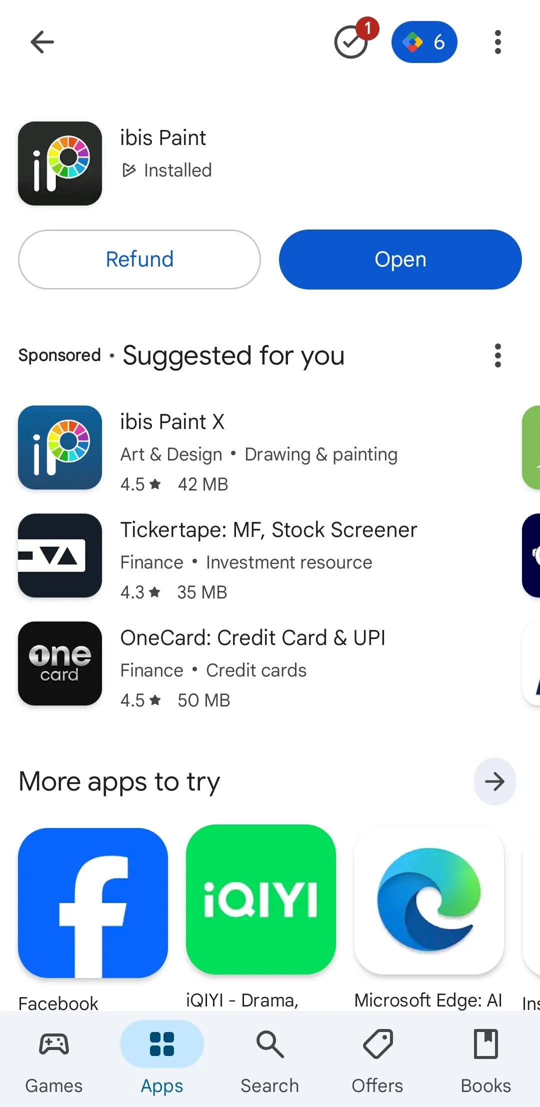 Tùy chọn hoàn tiền hiển thị trên trang chi tiết ứng dụng trả phí trong Google Play Store