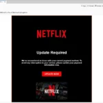 Ví dụ email lừa đảo Netflix giả mạo thông báo cập nhật thanh toán.